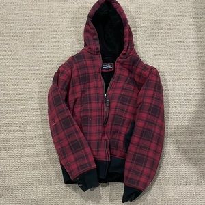 Ripzone Medium Jacket Black and Red